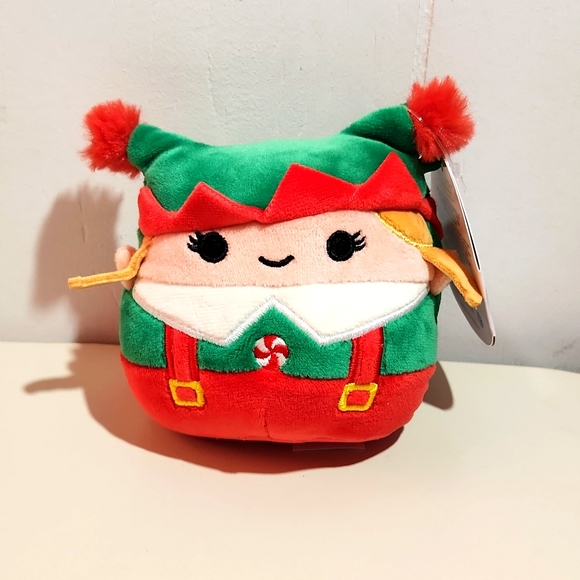 EMMY THE ELF - SQUISHMALLOWS HOLIDAY - 4.5" PLUSHIE - NEW WITH TAG - Picture 2 of 8